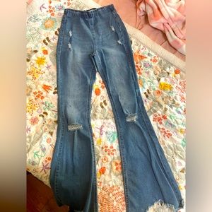 Tinsel Town flare jeans in girls/juniors size 1.